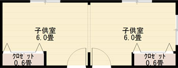 子供部屋間取り図