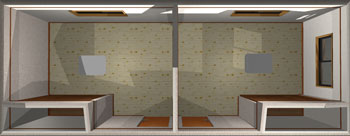 子供部屋上から