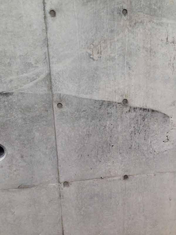 擁壁に仕上がり