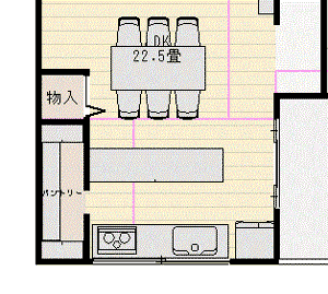 パントリー付間取り４